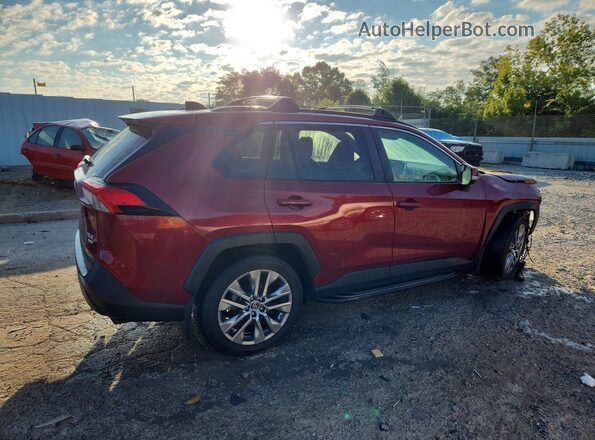 2T3A1RFV4KW076263 2019 TOYOTA RAV4 Red Задня права чверть