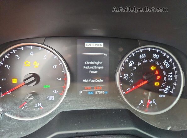 2T3A1RFV4LW135751 2020 TOYOTA RAV4 Gray Սարքավորումների վահանակի տեսք