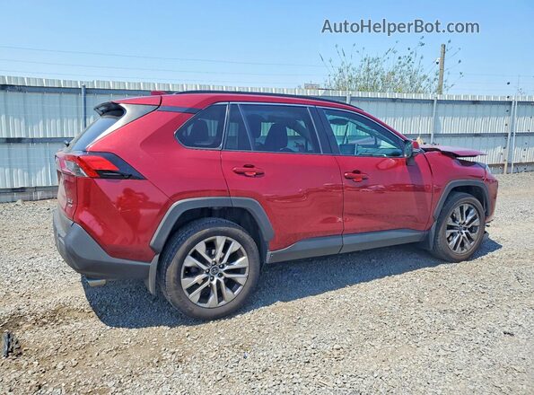 2T3A1RFV4MC143867 2021 TOYOTA RAV4 Burgundy Trasero derecho