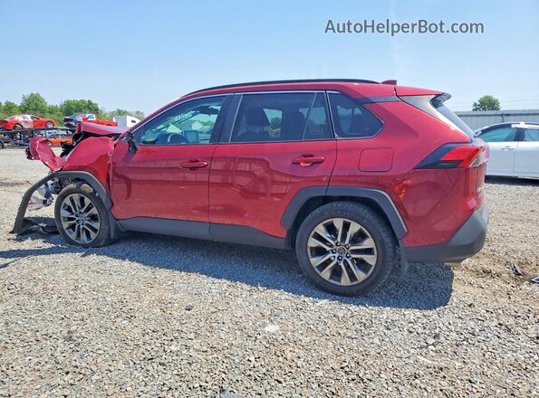 2T3A1RFV4MC143867 2021 TOYOTA RAV4 Burgundy Trasero izquierdo