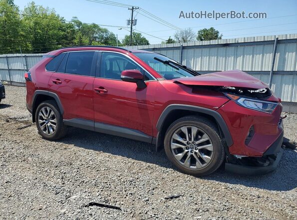 2T3A1RFV4MC143867 2021 TOYOTA RAV4 Burgundy Delantero derecho