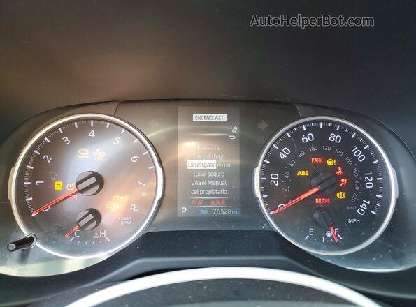 2T3A1RFV4MC143867 2021 TOYOTA RAV4 Burgundy Vista del cuadro de instrumentos