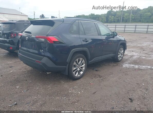2T3A1RFV4MW202740 2021 TOYOTA RAV4 Blue Задня права чверть
