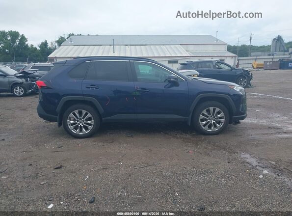 2T3A1RFV4MW202740 2021 TOYOTA RAV4 Blue Вид задньої частини салону