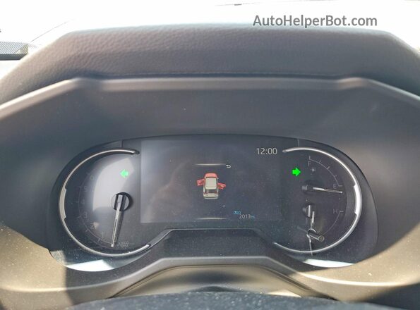 2T3A1RFV4SW604061 2025 TOYOTA RAV4 Синий Вид щитка приборов