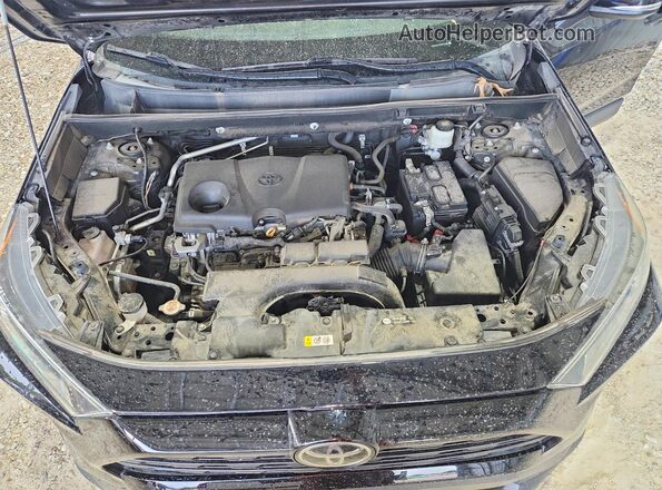 2T3A1RFV5KW078104 2019 TOYOTA RAV4 Black Vista del compartimento del motor