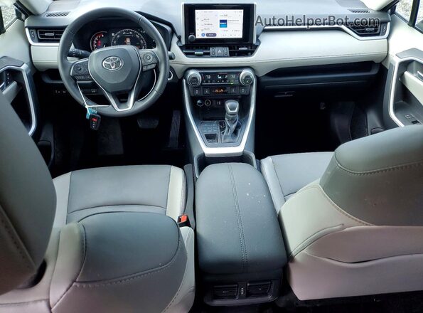 2T3A1RFV5PC350272 2023 TOYOTA RAV4 Gray Dashboard view