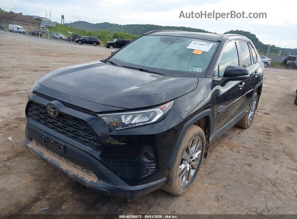 2T3A1RFV6LW104520 2020 TOYOTA RAV4 Black Առջևի ձախ երեք քառորդ տեսարան