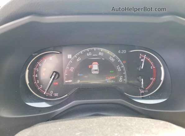 2T3A1RFV6PC387542 2023 TOYOTA RAV4 Gray Instrument cluster view