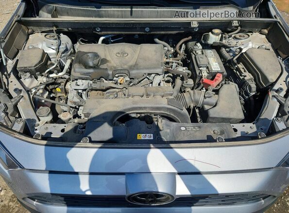 2T3A1RFV7MC256194 2021 TOYOTA RAV4 Silver Engine compartment view