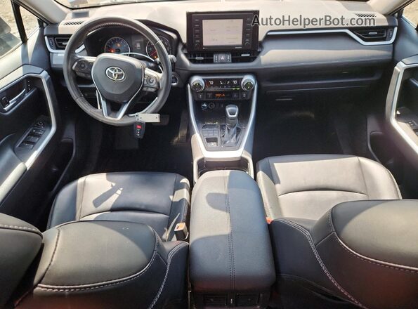 2T3A1RFV7MC256194 2021 TOYOTA RAV4 Silver Dashboard view