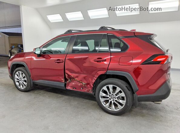 2T3A1RFV7NW293388 2022 TOYOTA RAV4 Burgundy Rear left