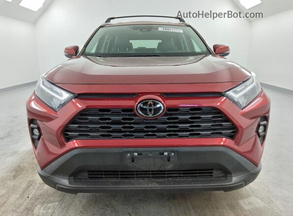 2T3A1RFV7NW293388 2022 TOYOTA RAV4 Burgundy Front view