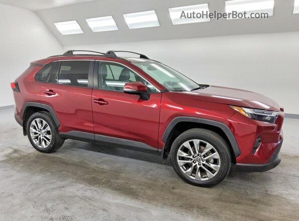 2T3A1RFV7NW293388 2022 TOYOTA RAV4 Burgundy Front right