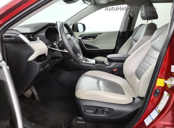 2T3A1RFV7NW293388 2022 TOYOTA RAV4 Burgundy Front interior view