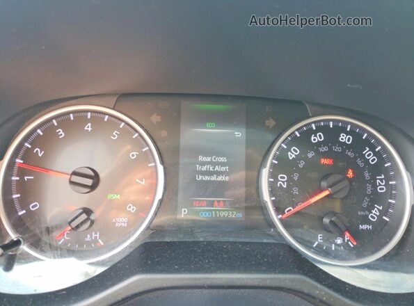 2T3A1RFV9LC122656 2020 TOYOTA RAV4 Turquoise Սարքավորումների վահանակի տեսք
