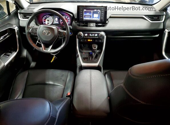 2T3A1RFV9LW106858 2020 TOYOTA RAV4 Black წინა პანელის ხედი
