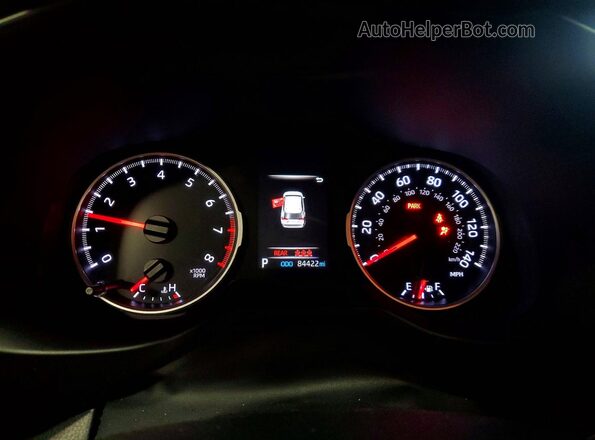 2T3A1RFV9LW106858 2020 TOYOTA RAV4 Black ხელსაწყოთა პანელის ხედი