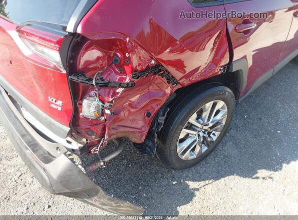2T3A1RFV9MW247415 2021 TOYOTA RAV4 Burgundy წინა ხედი