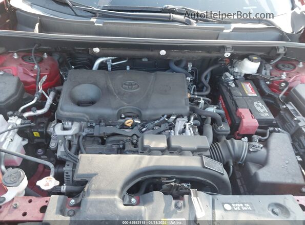 2T3A1RFV9MW247415 2021 TOYOTA RAV4 Burgundy უკანა ხედი