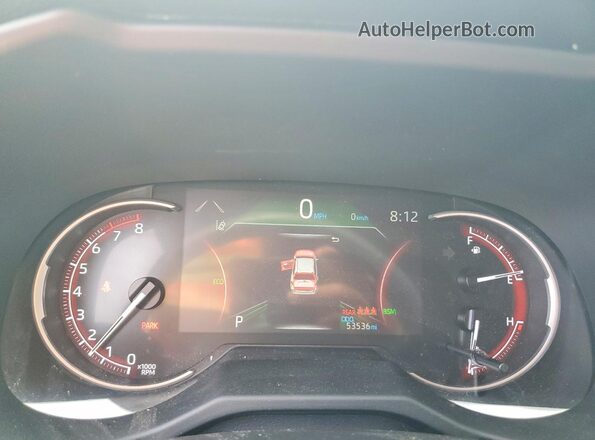 2T3A1RFV9SW557514 2025 TOYOTA RAV4 Белый Вид щитка приборов