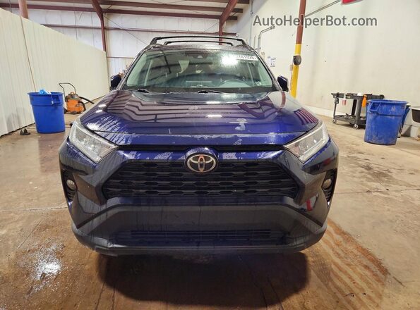 2T3A1RFVXKC031636 2019 TOYOTA RAV4 Blue Вид спереду