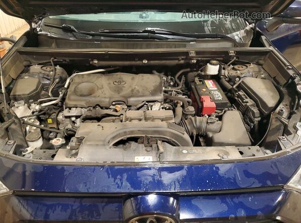 2T3A1RFVXKC031636 2019 TOYOTA RAV4 Blue Вид підкапотного простору