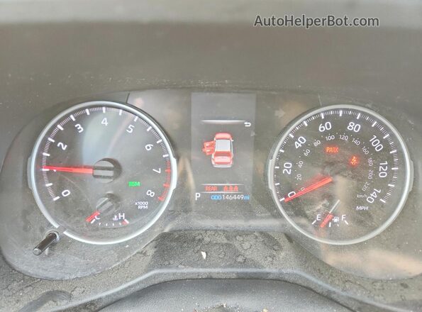 2T3A1RFVXMC180440 2021 TOYOTA RAV4 Black Instrument cluster view