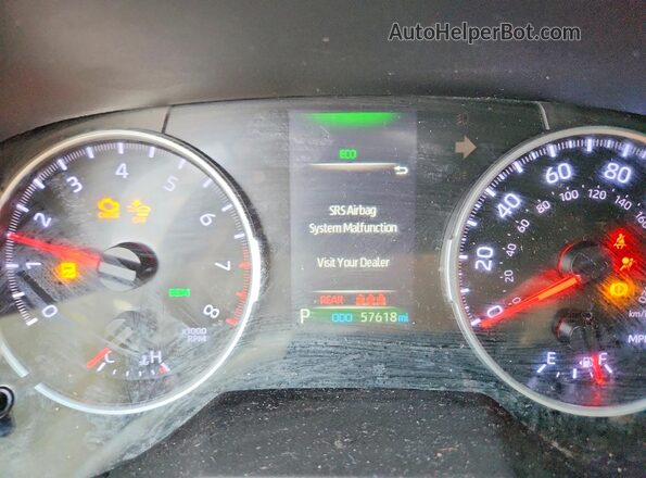 2T3A1RFVXMC186156 2021 TOYOTA RAV4 Black Вид щитка приладів