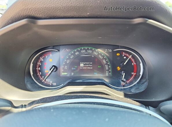 2T3B1RFV6SC543057 2025 TOYOTA RAV4 Gray Widok zestawu wskaźników