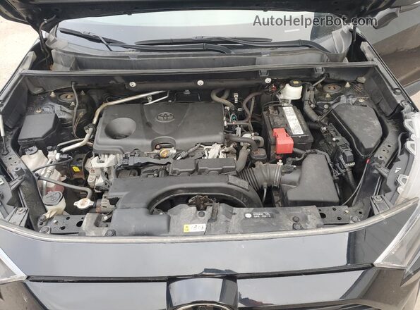 2T3B1RFV7KW048509 2019 TOYOTA RAV4 Black Widok komory silnika