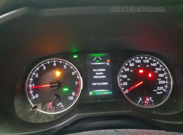 2T3B1RFV7MC252344 2021 TOYOTA RAV4 Gray Widok zestawu wskaźników