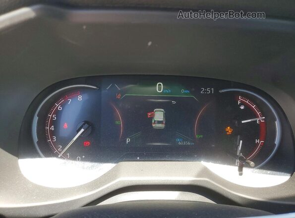 2T3B1RFV7SC495648 2025 TOYOTA RAV4 Black Widok zestawu wskaźników