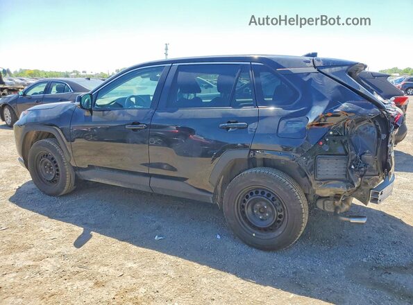 2T3B1RFV8NC303240 2022 TOYOTA RAV4 Black Rear left