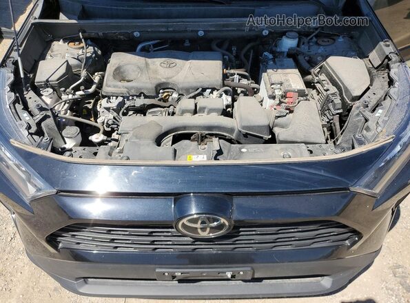 2T3B1RFV8NC303240 2022 TOYOTA RAV4 Black Engine compartment view