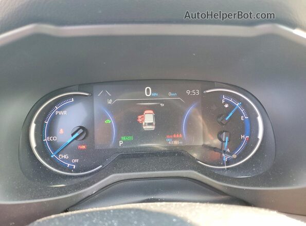 2T3B6RFV0RW051277 2024 TOYOTA RAV4 Gray Instrument cluster view