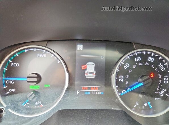 2T3B6RFV3MW008562 2021 TOYOTA RAV4 Blue Սարքավորումների վահանակի տեսք