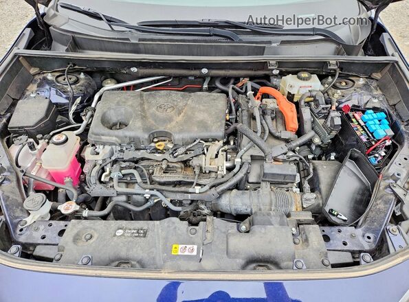 2T3B6RFV3MW008562 2021 TOYOTA RAV4 Blue Շարժիչի բաժամունքի տեսք