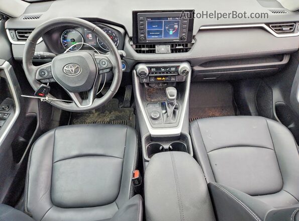 2T3B6RFV3MW008562 2021 TOYOTA RAV4 Blue Առջևի վահանակի տեսք