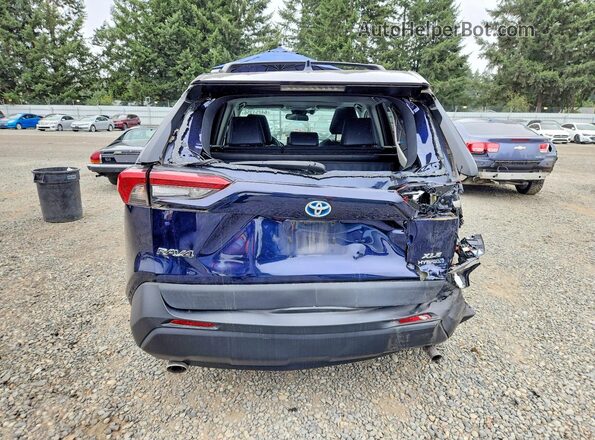 2T3B6RFV3MW008562 2021 TOYOTA RAV4 Blue Հետևի տեսք