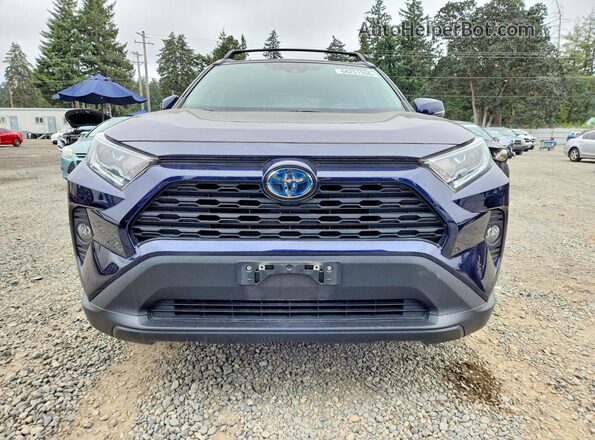 2T3B6RFV3MW008562 2021 TOYOTA RAV4 Blue Դիմացի տեսք