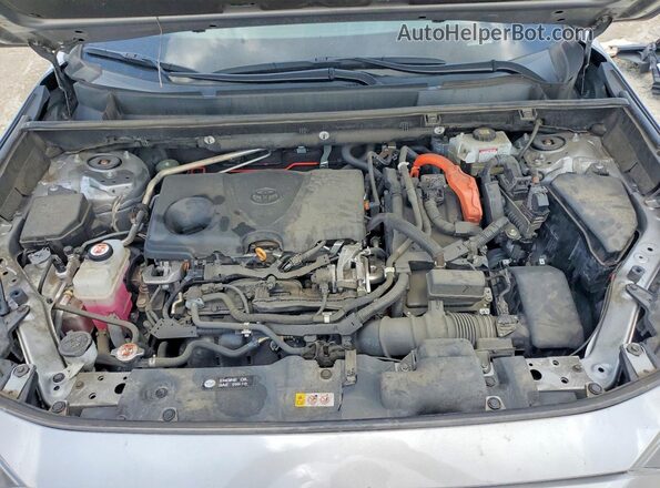 2T3B6RFV3MW020386 2021 TOYOTA RAV4 Silver Engine compartment view
