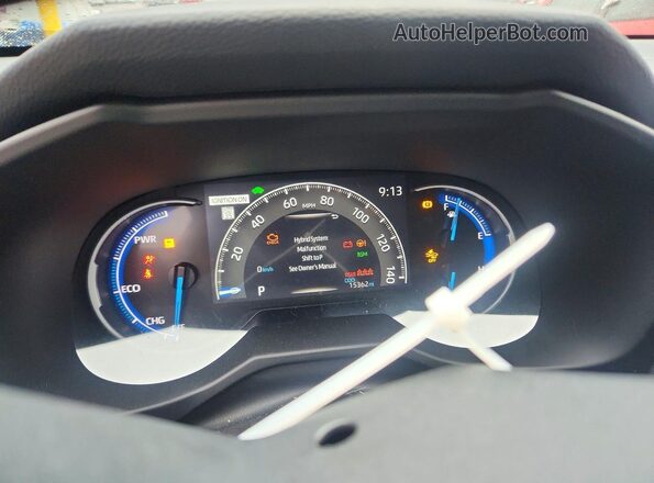 2T3B6RFV3RW082040 2024 TOYOTA RAV4 Black Instrument cluster view