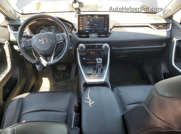 2T3B6RFV8MW028838 2021 TOYOTA RAV4 Blue Vista del salpicadero