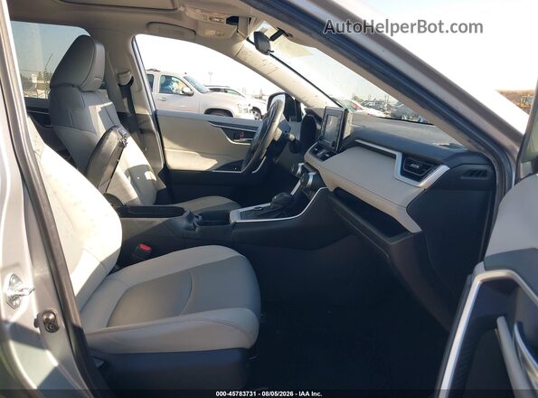 2T3B6RFV8MW028855 2021 TOYOTA RAV4 HYBRID Gray წინა სალონის ხედი