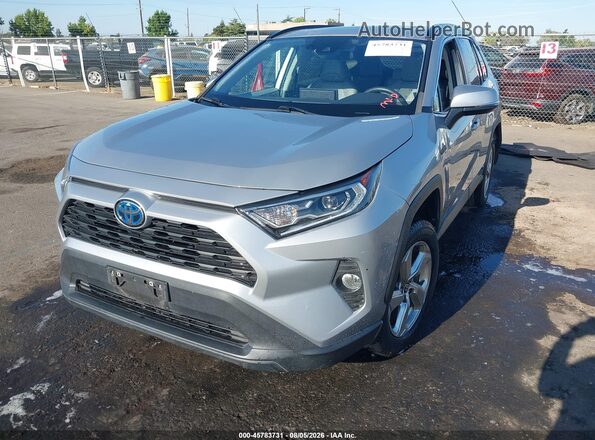 2T3B6RFV8MW028855 2021 TOYOTA RAV4 HYBRID Gray წინა მარცხენა ხედი სამი მეოთხედიდან