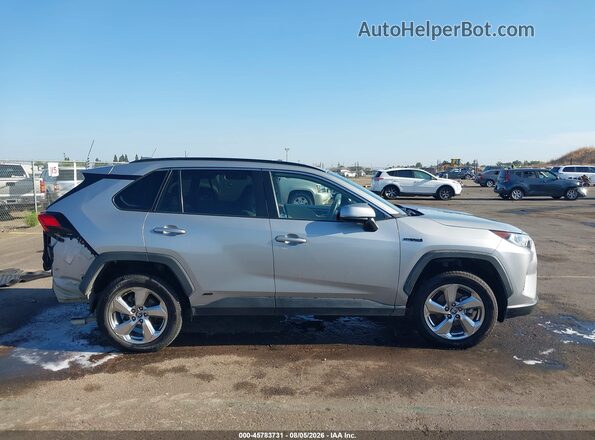 2T3B6RFV8MW028855 2021 TOYOTA RAV4 HYBRID Gray უკანა სალონის ხედი