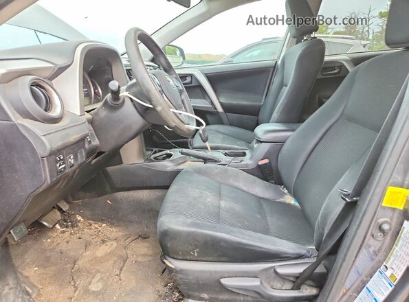 2T3BFREV0GW537084 2016 TOYOTA RAV4 Серый Вид салона спереди