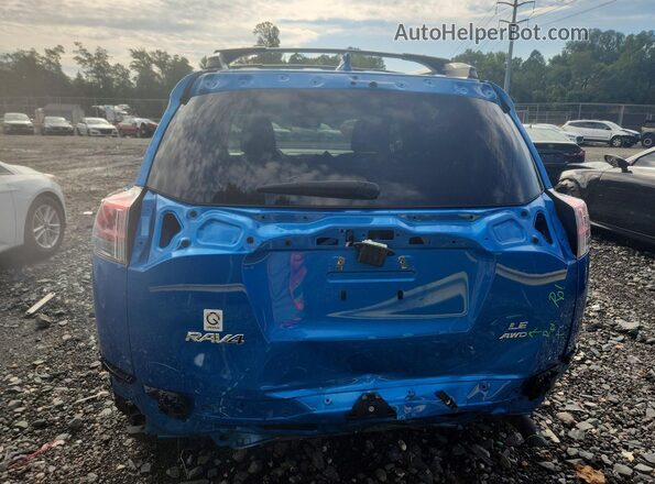 2T3BFREV0HW568773 2017 TOYOTA RAV4 Blue უკანა ხედი