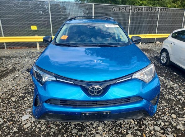 2T3BFREV0HW568773 2017 TOYOTA RAV4 Blue წინა ხედი